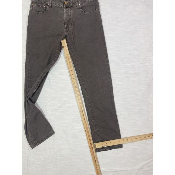 Jacob Cohen Style 688 Denim Jeans Brown Gray Mens Tag Size 33” Actual 32x28 - Picture 2 of 14
